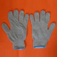 White Knitted Hand Gloves