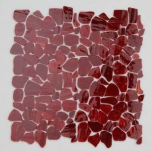 Stained Glass Mosaic Reb Color irregular, Brand Name : Arts