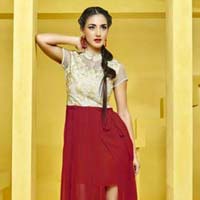 Georgette  Fency Kurti