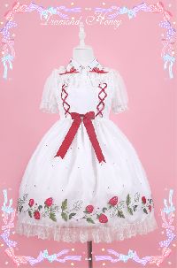 Lolita Dress Cute Auger Strawberry Embroidery Dress