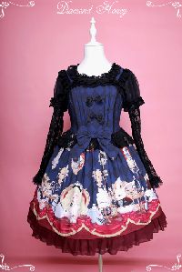 Lolita Dress Dark Fairy Alice Hat Dress