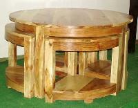 Wood Coffee Table Pc - 8