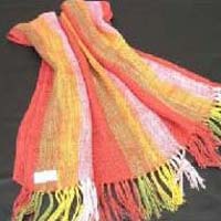 Ruched Striped Scarves