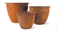 antique look flower pot