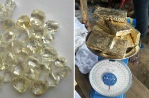 Gold Dust, Diamonds, Copper, Scrap Metal