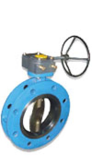 Double Flanged Handle Butterfly Valve