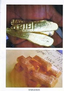 ALLUVIAL GOLD BARS AND DUST