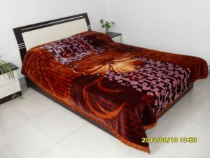 2ply Korean Style Raschel/weft  Blanket