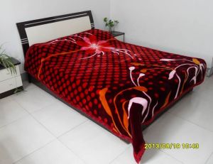 Polyester Korean Style Raschel  Blanket