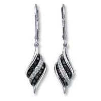 Black Diamond Earrings