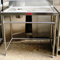 Stainless Steel Dish Table