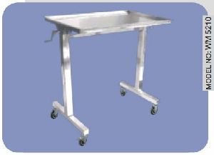 WM 5210 Double Stand Mayos Instrument Trolley