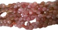Pink Opal Heart Shape Faceted Gemstones
