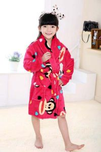 Bathrobe-Cartoon-Printed