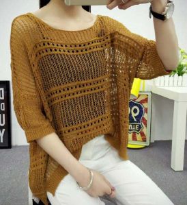 Pullover Knitting-Sweaters, Gender : Female, Age Group : Adult