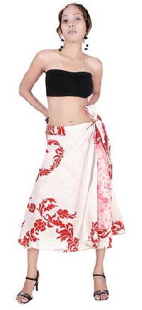 Silk sari wrap skirts