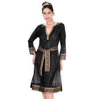 Vintage-Sari-Long-Sleeve-Dress