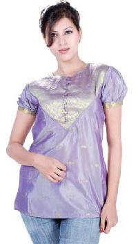 Vintage Sari Short Sleeve Top