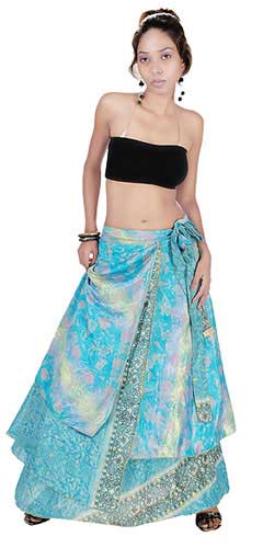Vintage Sari WrapSkirts