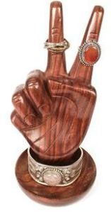 Peace Hand Jewelry Holder