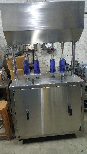 Semi Four Head Liquid Paste Filling Machine