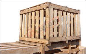 Rubber Wood Collar Containers