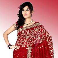 Maroon Bhagalpuri Pure Silk Saree with Unstitched Blouse