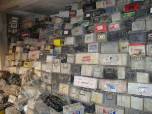 Drained Battery Scraps