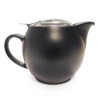 Large Black Teapot