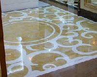 marble inlay flooring