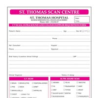 Hospital Forms Designing & Printing