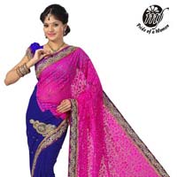 Brasso Faux Chiffon Saree