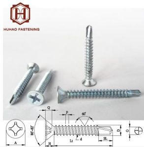 Galvanized Countersunk Head Self Drilling Screw