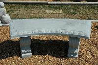 concrete garden benchs