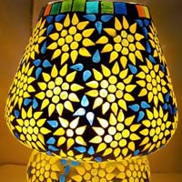 Multi Colored Table Lamp