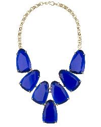 Cobalt Blue Stone Necklace