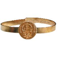 Indrani Kankanam - A3033-03 Karumariamman Devikarumari Adjustable Copper Bangle Bracelet