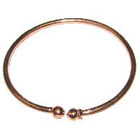 Iron Bangle Bracelet Adjustable Copper Polish For Health - A4404