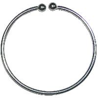 Iron Bangle Bracelet Adjustable Steel Polish For Health - A4403