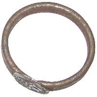Black Horse Shoe Iron Ring