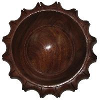Sun Shape Wooden Bowl - A4414