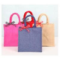 Colored Jute Gift Bags