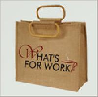 Jute Shopping Bags with Cane Handle