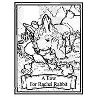 A Bow For Rachel Rabbit Poster