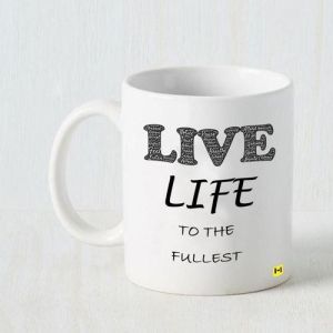 Designer White Coffee Mug