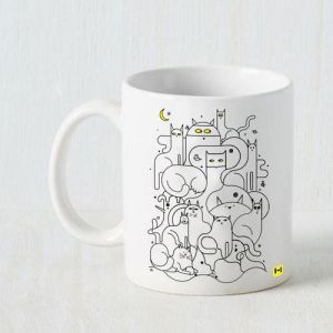 White Ceramic Mug With Premium Design