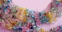 Aquamarine Multi Drop Faceted Beads