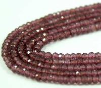 Garnet Micro Faceted Beads