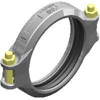 FLEXIBLE COUPLING FOR SHOULDERED STEEL PIPE