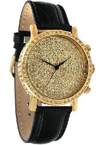 diamond studded gold watches